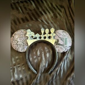 Disneyland Haunted Mansion Themed Mickey Ears Headband with Characters